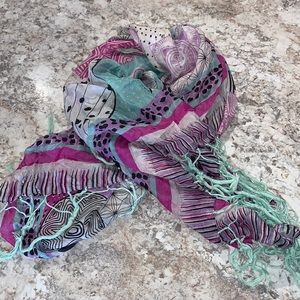 💜 colourful scarf